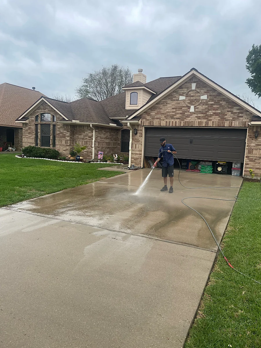 Concrete cleaning project by Set Apart and Washed
